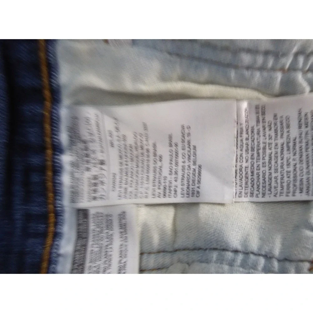 Levis 541 Athletic Taper Jeans Mens 34 Blue Medium Wash Denim 34x27.5